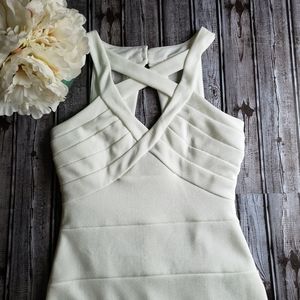 Emerald Sundae White Criss-Cross Dress